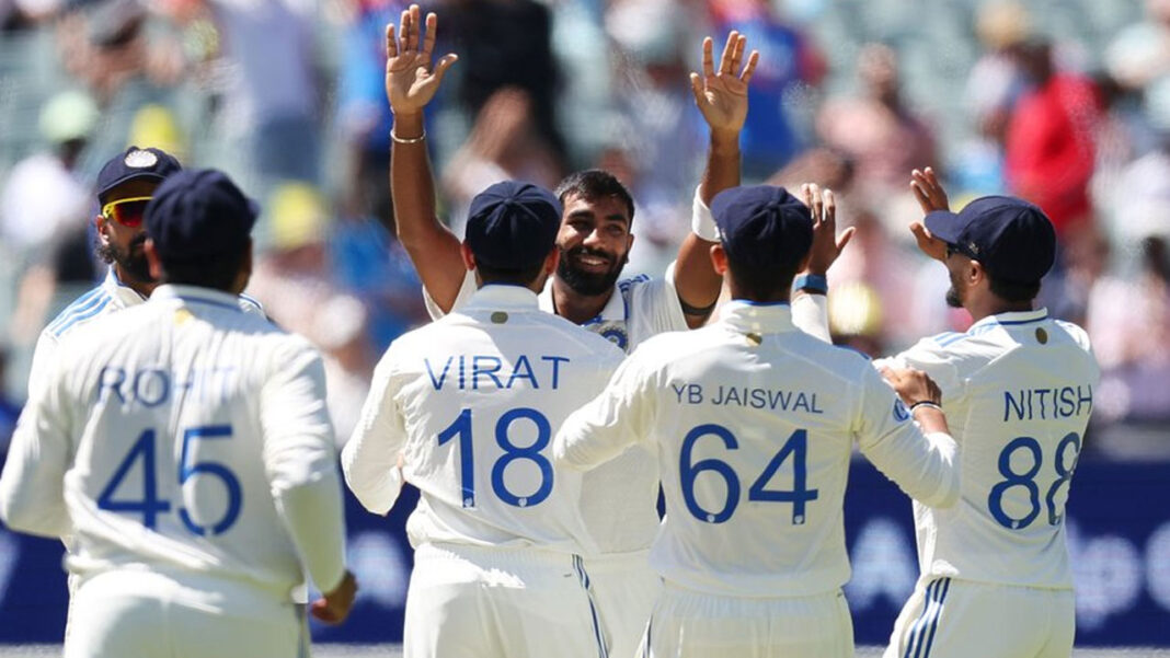 India Restricts Australia to 337, Trail by 157 Runs at the End of Day 2 in Pink Ball Test India Restricts Australia to 337, Trail by 157 Runs at the End of Day 2 in Pink Ball Test