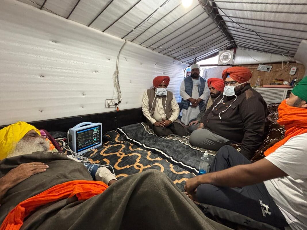 Farmer Leader Jagjit Singh Dallewal’s Health Declines as Hunger Strike Reaches Day 24