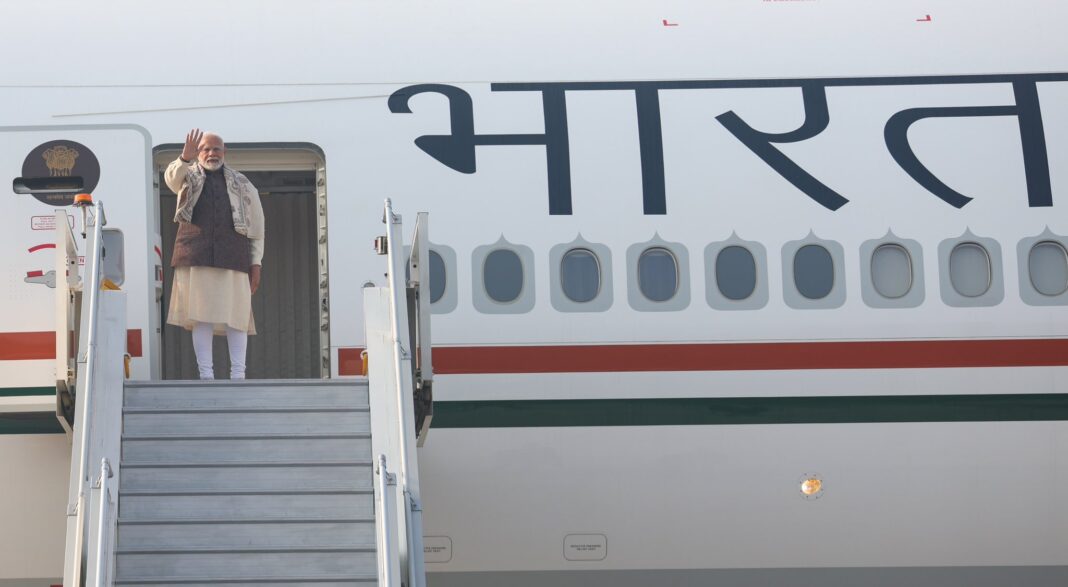 PM Modi Begins Two-Day Visit to Kuwait for Arabian Gulf Cup Opening Ceremony