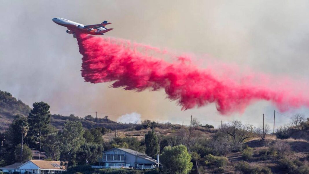 Pink Powder Dropped by Planes in Los Angeles Wildfire Battle: What It Is and How It Works Pink Powder Dropped by Planes in Los Angeles Wildfire Battle: What It Is and How It Works