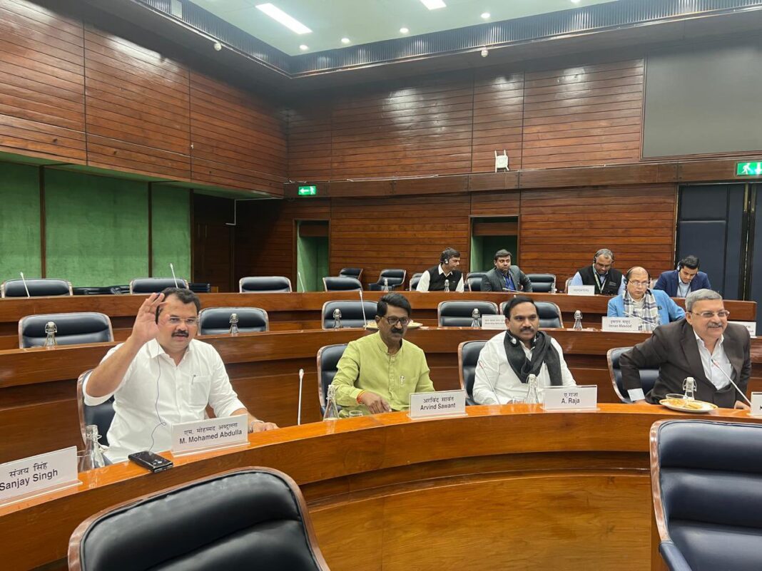 DMK MP A Raja Criticizes Parliamentary Committee on Waqf Bill, Calls it a “Farce”