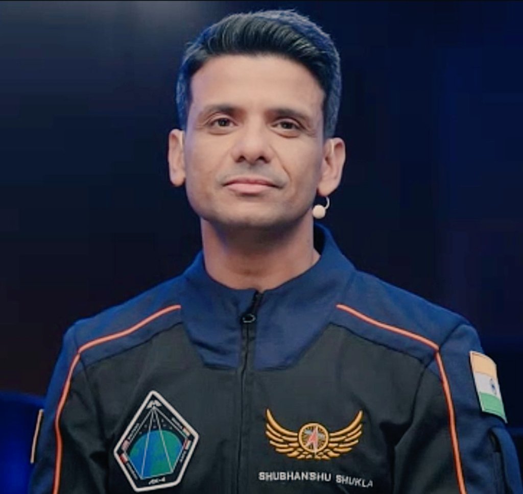 IAF Officer Shubhanshu Shukla Becomes First Indian Astronaut on Private Axiom Mission to ISS