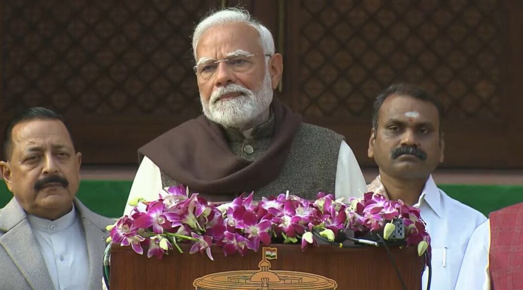 PM Targets Opposition with Claim of No Foreign Interference Ahead of Budget Session