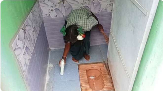 Principal Suspended After Students Forced to Clean Toilets at Tamil Nadu Govt School