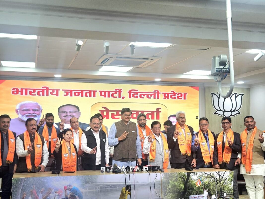 8 AAP MLAs Join BJP Just Days Before Delhi Elections, Deal a Major Blow to Kejriwal’s Party