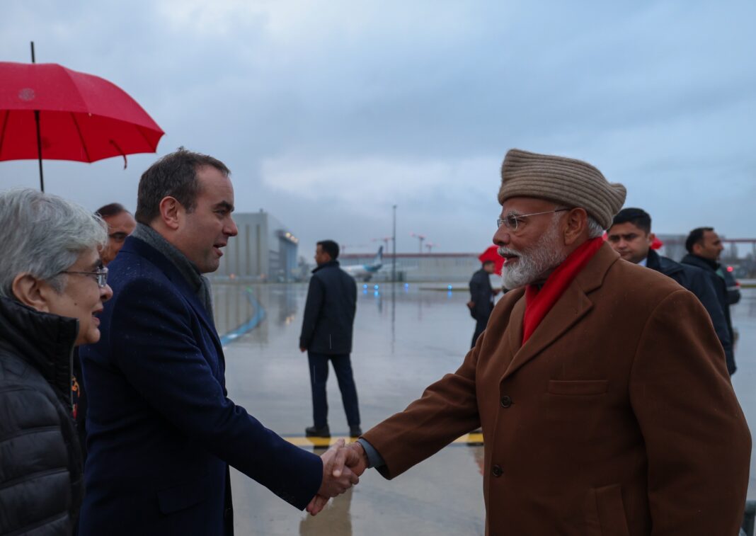 PM Modi Arrives in Paris for AI Summit, Bilateral Talks with President Macron