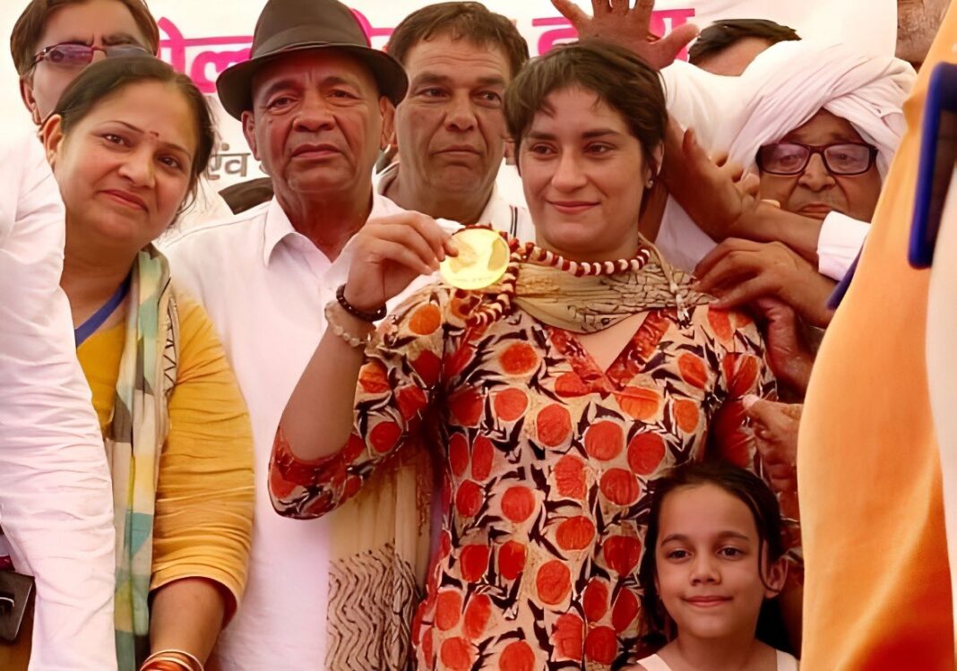 Vinesh Phogat Opts for ₹4 Crore Cash Award from Haryana Government