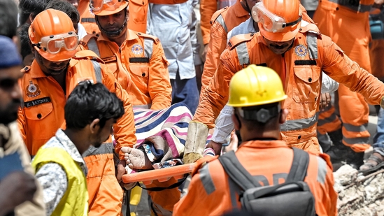 Delhi Building Collapse in Mustafabad Claims 11 Lives, Including Landlord and 4 Children