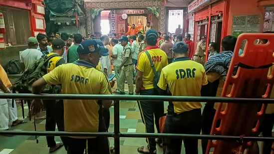 On Sunday morning, a devastating stampede occurred outside the Mansa Devi temple in Haridwar, leaving six devotees dead and dozens injured.