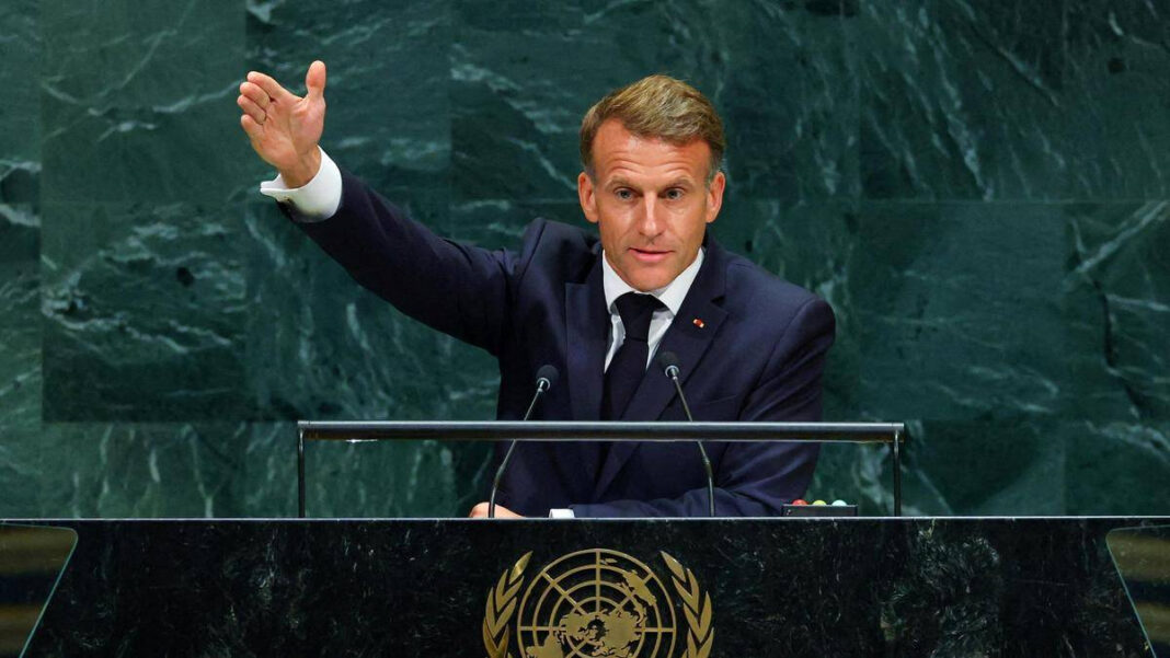 Macron Advocates for UN Principles Over Law of the Jungle in Global Governance "Macron Calls for Strengthening UN Principles in Global Governance Over 'Law of the Jungle'"