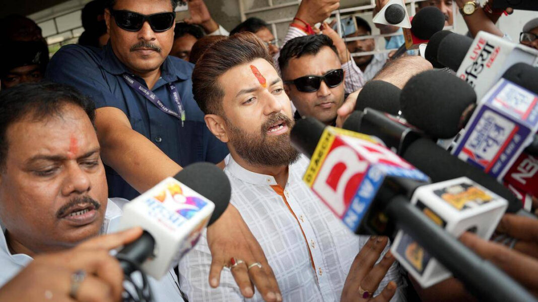 Chirag and Upendra Kushwaha Call on Election Commission to Clarify Voter Confusion "Chirag and Upendra Kushwaha Urge Election Commission to Resolve Voter Confusion"