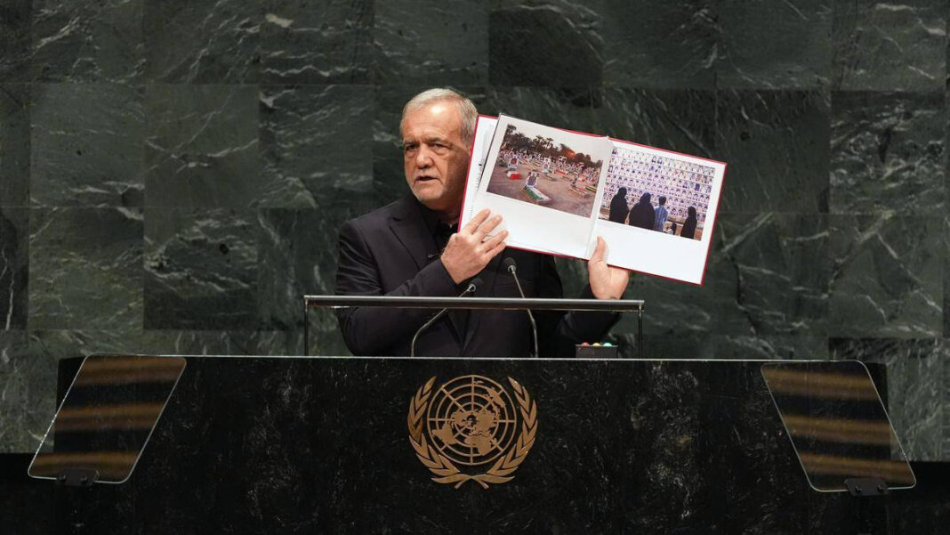 Iran President Addresses UN: A Call to Acknowledge Victims of Terrorism "Iran President at UN: Urging Global Recognition for Terrorism Victims"