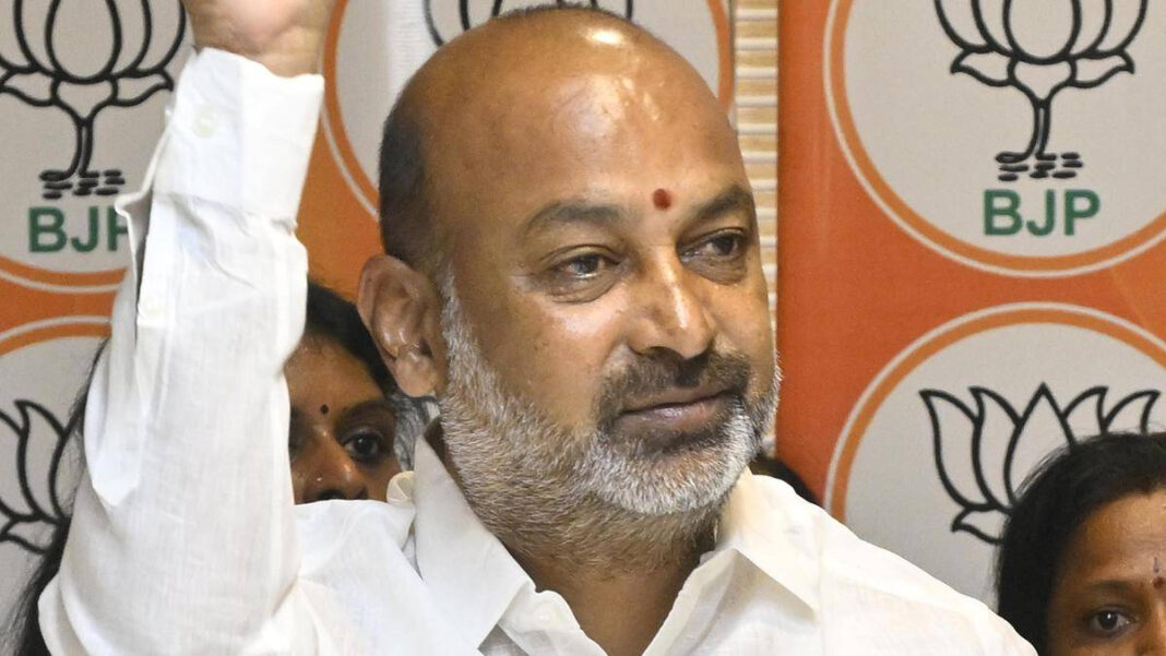 Family First for Congress, Nation First for RSS and BJP: Bandi Sanjays Vision "Bandi Sanjay's Vision: Prioritizing Family and Nation for Congress, RSS, and BJP"