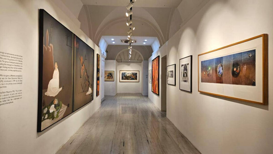 Exploring Four Decades of Change in Indian Art: A Comprehensive Exhibition in Delhi "Four Decades of Indian Art: A Comprehensive Exhibition in Delhi Showcasing Transformative Changes"