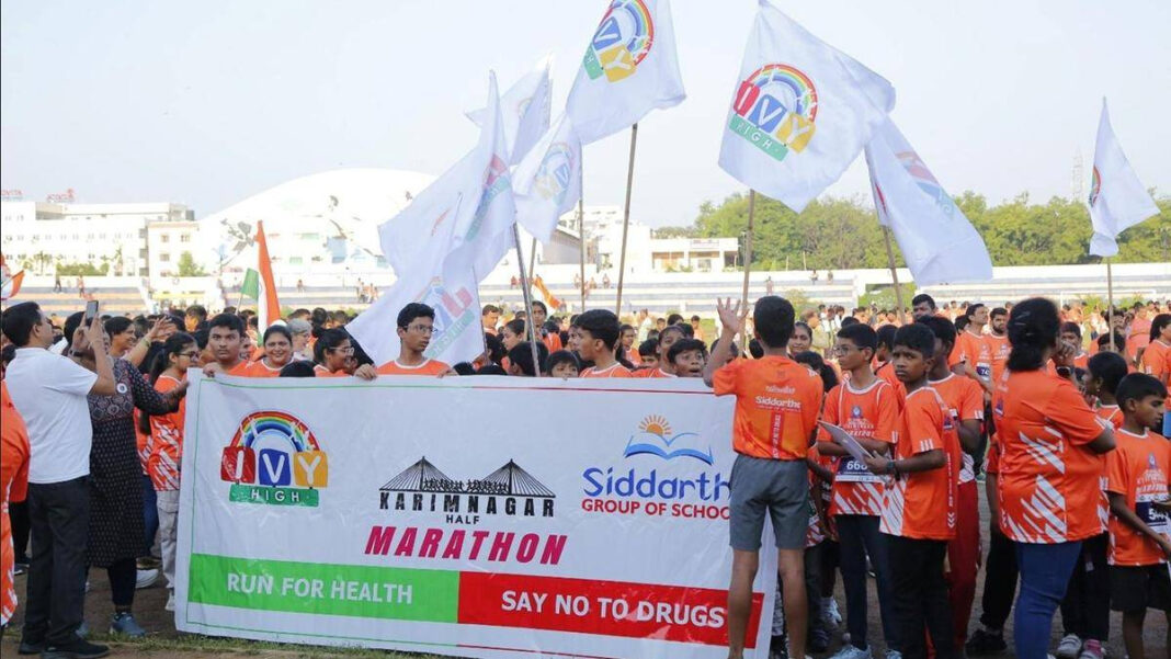 Karimnagar Marathon Promotes Health and Drug-Free Living for a Better Community "Karimnagar Marathon: Promoting Health and Drug-Free Living for a Stronger Community"