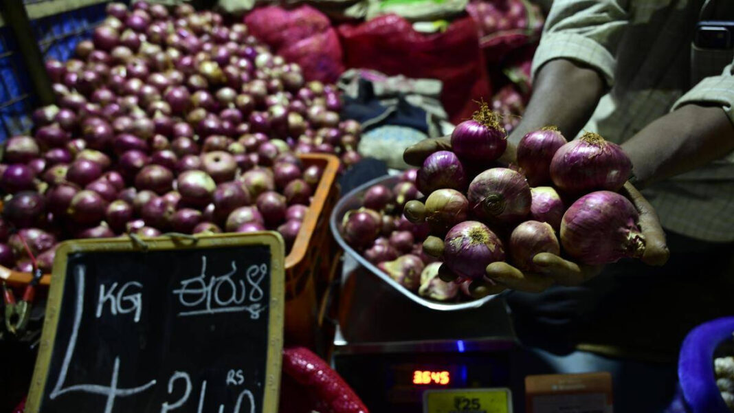 Drought Devastates 62,985 Hectares of Onion Crop in Karnataka, Keeping Prices Elevated "Drought Devastates Karnataka Onion Crop, Affecting 62,985 Hectares and Keeping Prices High"