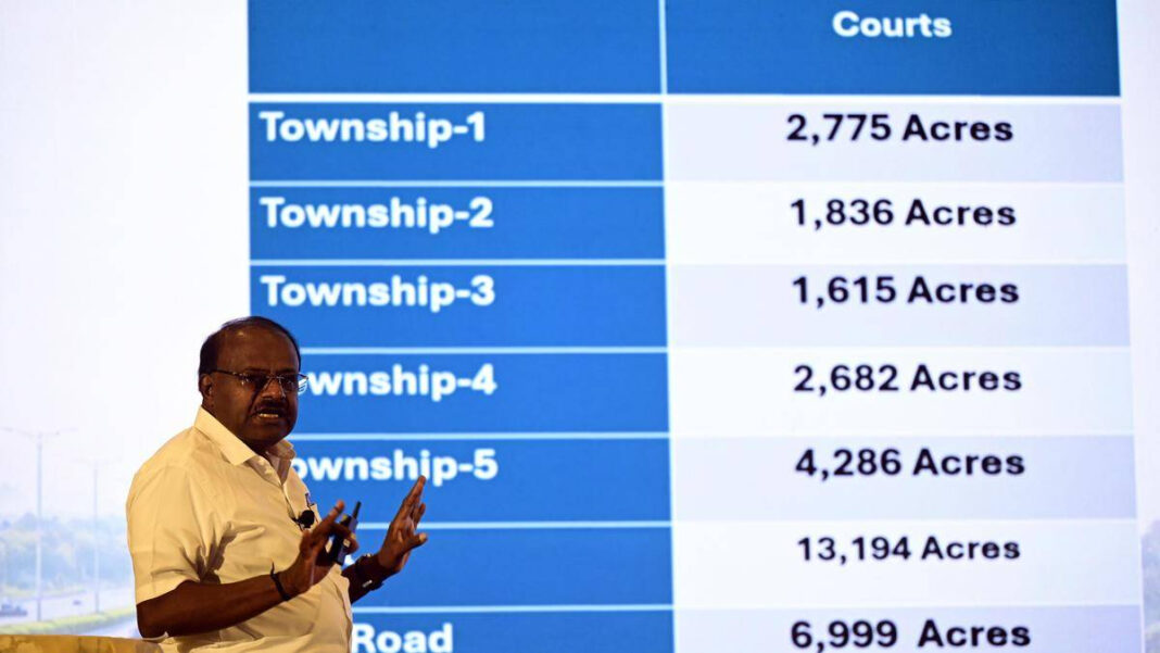Kumaraswamy Alleges Modifications Led to NICE Road Scam Kumaraswamy Alleges Project Modifications Led to NICE Road Scam