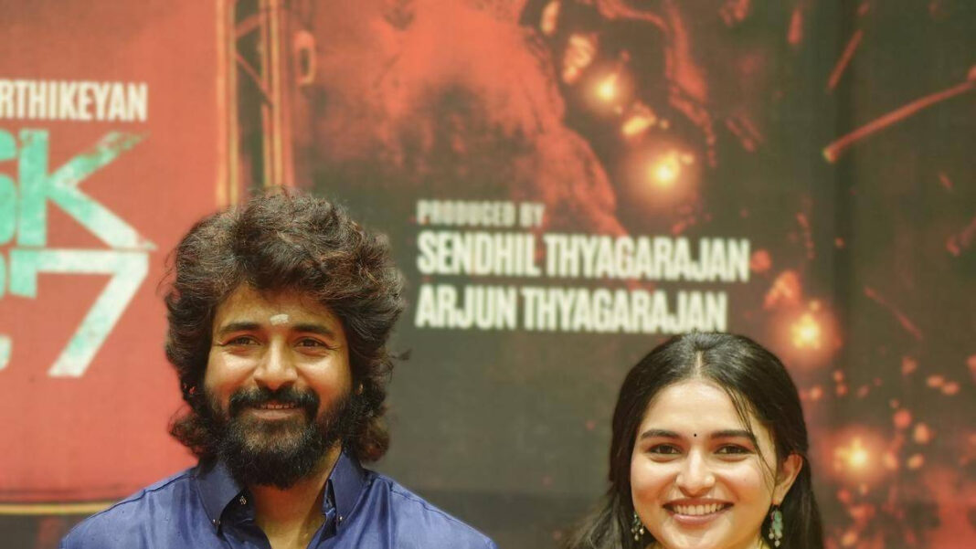 Sivakarthikeyan and Kayadu Lohar Unveil Exciting New Film SK 27 "Sivakarthikeyan and Kayadu Lohar Launch Exciting New Film ‘SK 27’"