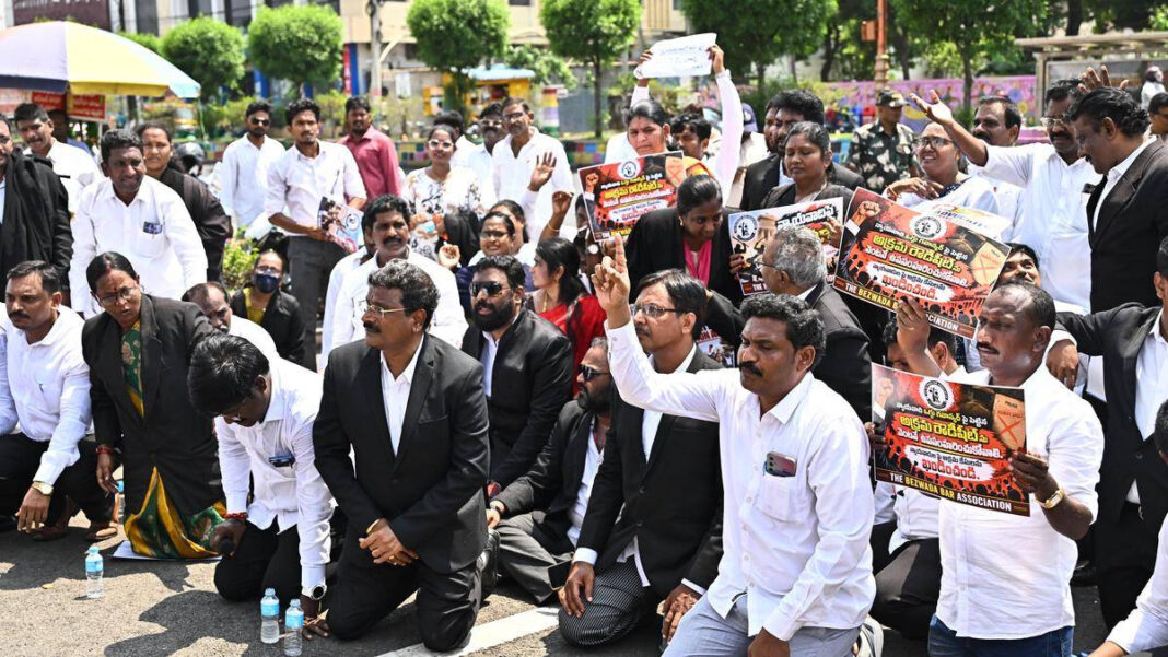 Bar Association Leads Protest Against Alleged Police Harassment