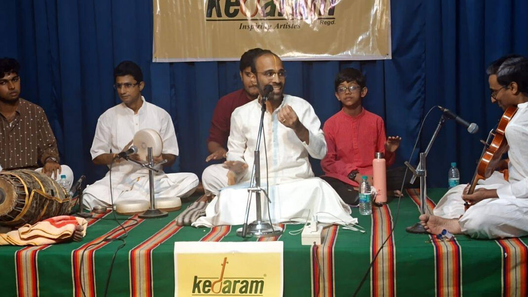 Kalyanapuram S. Aravind: A Captivating Journey Through a Curated Musical Repertoire "Kalyanapuram S. Aravind: Exploring a Captivating Musical Journey Through Curated Repertoire"