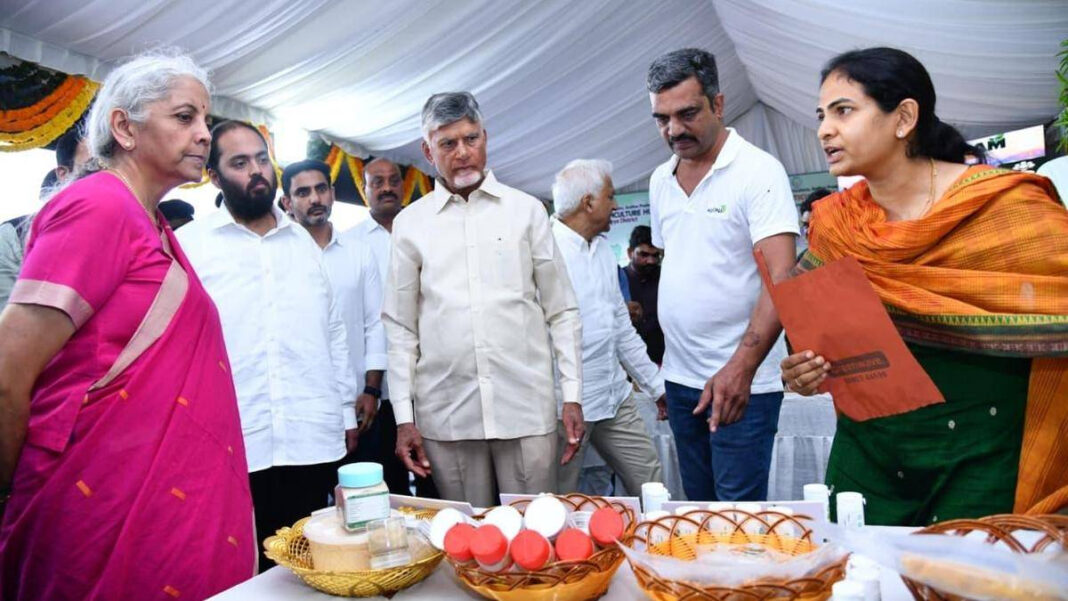 Nirmala Sitharaman Backs Rayalaseema Farmers Battling the Odds Nirmala Sitharaman Supports Rayalaseema Farmers Battling Odds