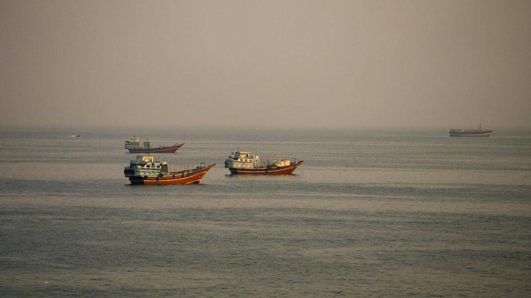 Iran Guards say struck vessel in Strait of Hormuz