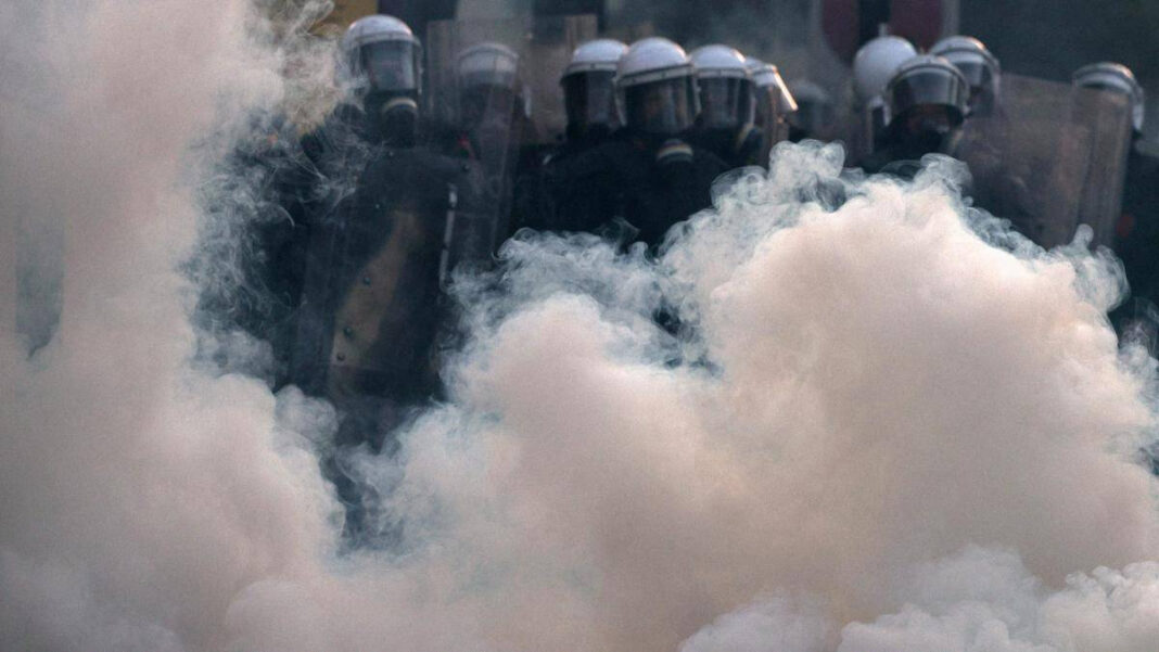 Albanian police fire tear gas as anti-government student protests turn violent
