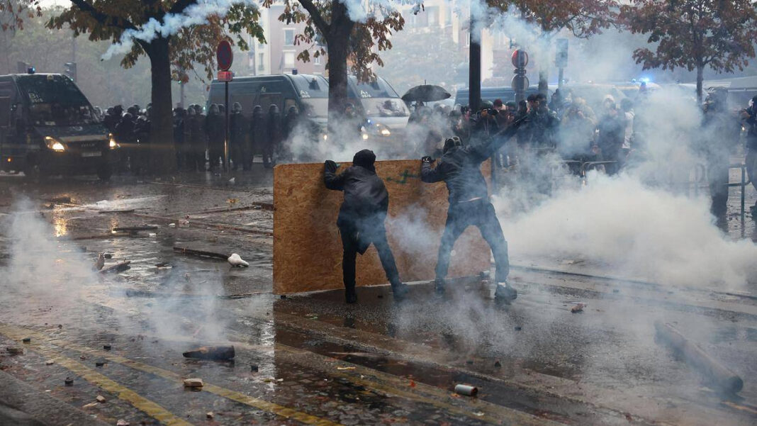 Fresh clashes rock France as protesters march on Fresh clashes rock France as protesters march on