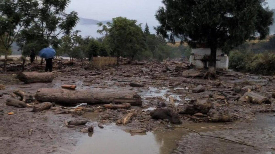 Glacial Lake Outburst Flood damages roads, washes away bridge in Bhutan