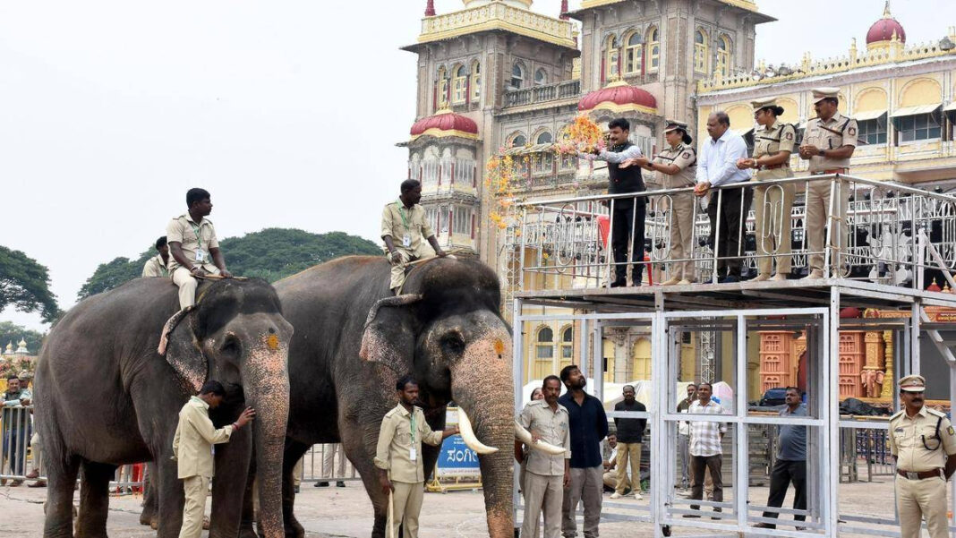 Mysuru Palace Hosts First Jamboo Savari Rehearsal