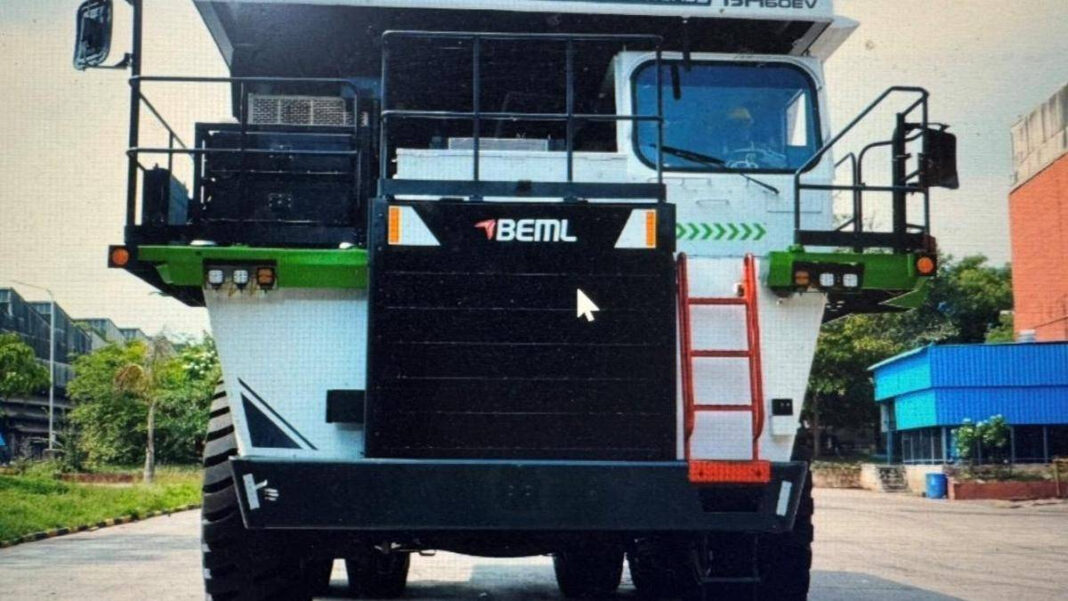 BEML Mysuru Unveils 60-Tonne Electric Mining Dump Truck