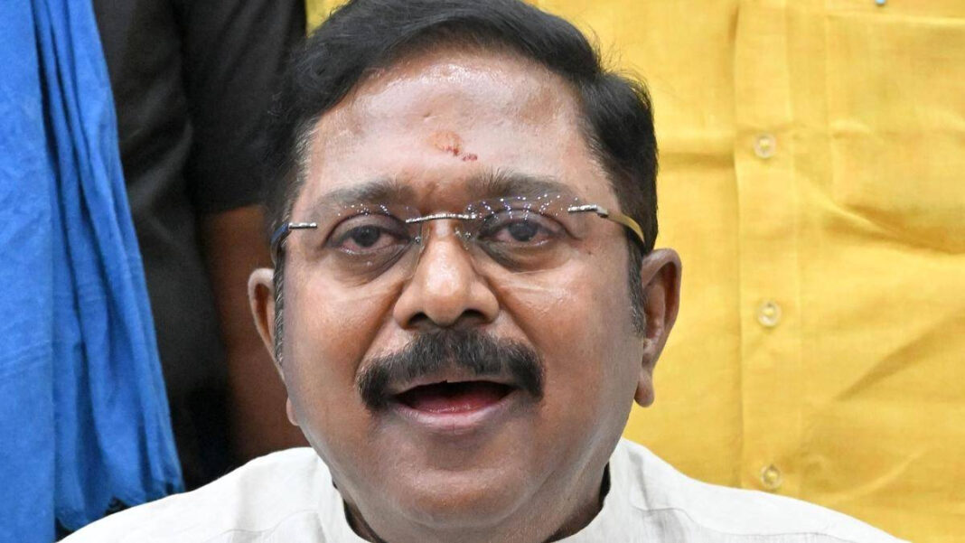 Dhinakaran criticises TVK-led government over monsoon preparedness Dhinakaran criticises TVK-led government over monsoon preparedness