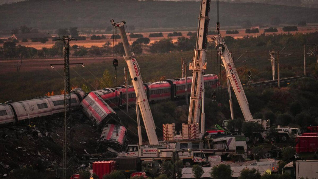 Day after Spain train accident, rescuers search crash site for survivors