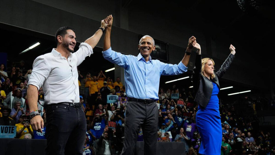 Obama blasts Trumps chaos and cruelty while campaigning for Democrats Obama blasts Trumps chaos and cruelty while campaigning for Democrats