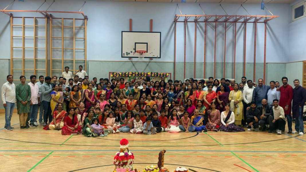 Bathukamma, Dasara celebrations held in Vienna, Austria Bathukamma, Dasara celebrations held in Vienna, Austria