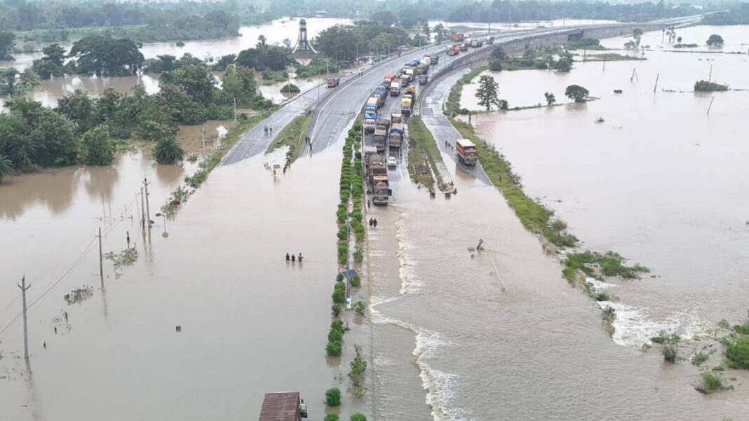 Cyclone Arnab: 10,000 in relief camps in flood-hit Ichchapuram in Andhra; NH-16 still under water Cyclone Arnab: 10,000 in relief camps in flood-hit Ichchapuram in Andhra; NH-16 still under water