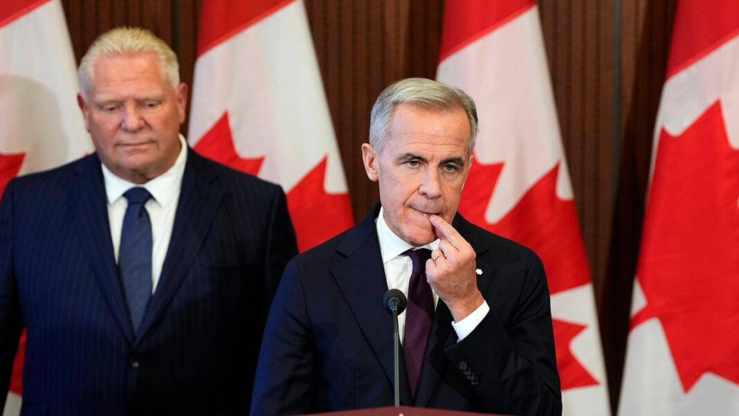 Carney Claims Trumps Tariffs Harm Americans Amid Allegations of Canadian Interference by U.S. Embassy "Carney Criticizes Trump's Tariffs for Harming Americans Amid U.S. Embassy's Canadian Interference Allegations"