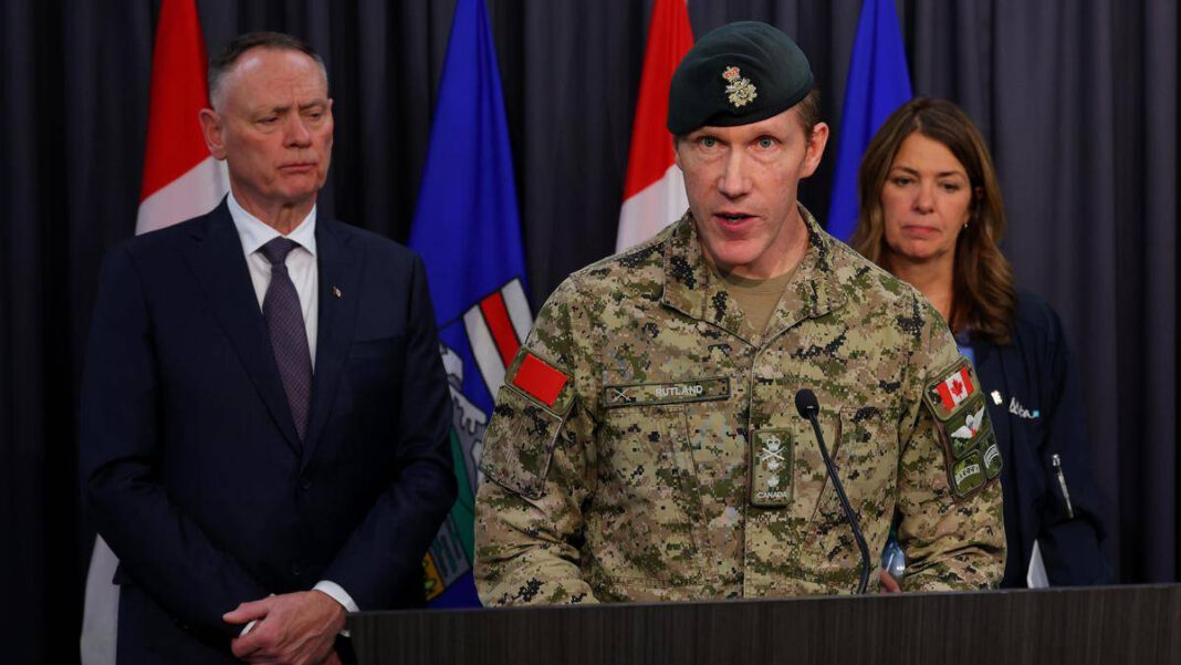 Grass fire at Canadian military base kills 4 soldiers, critically injures 19 other people