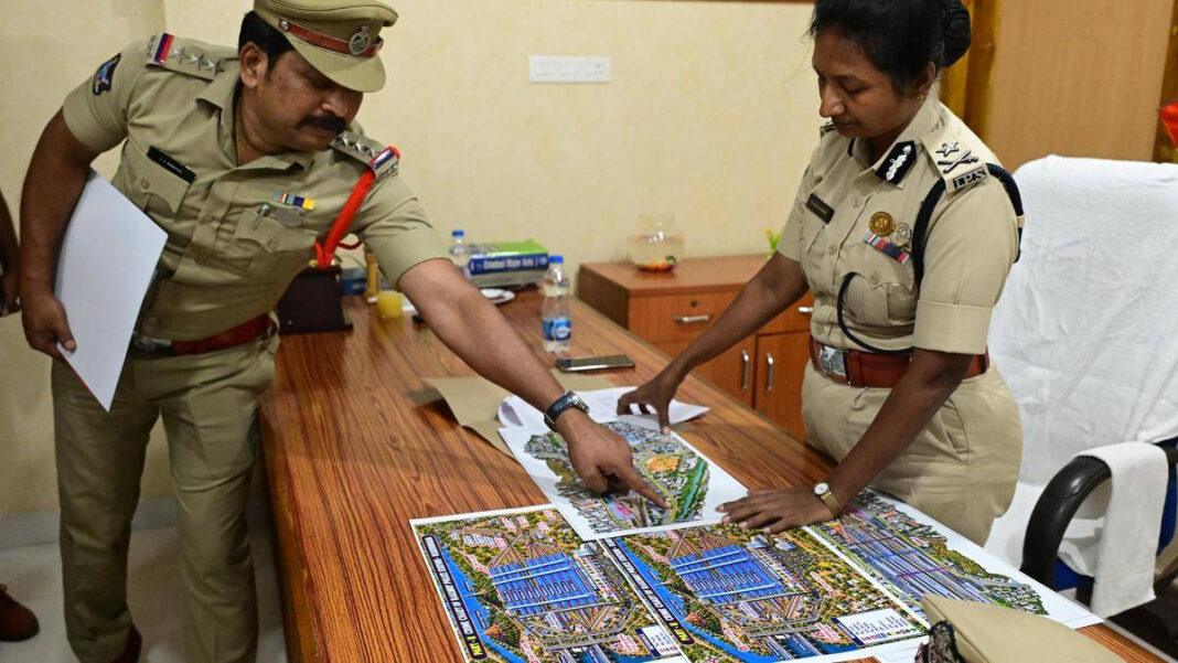 IGP reviews passenger security at Vijayawada railway station IGP reviews passenger security at Vijayawada railway station