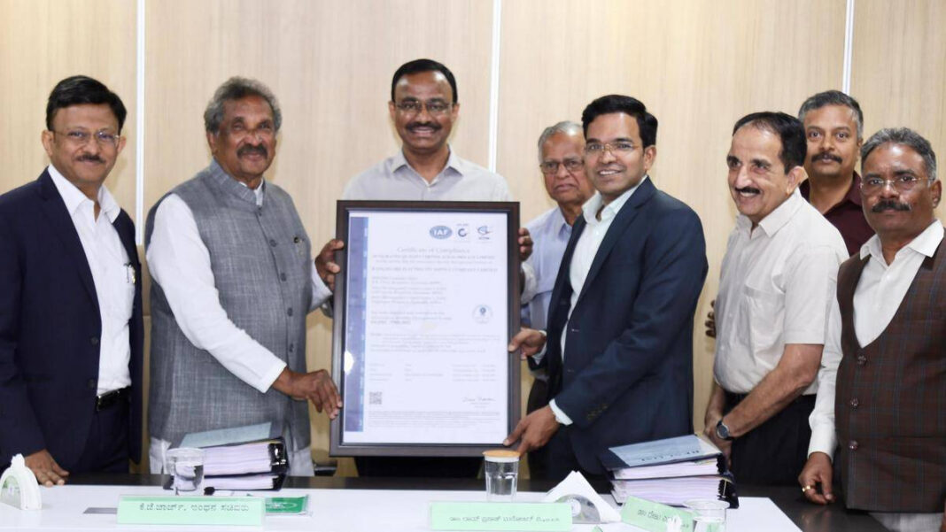 BESCOM Achieves ISO/IEC 27001:2022 Certification for Information Security Management BESCOM Achieves ISO/IEC 27001:2022 Information Security Management Certification