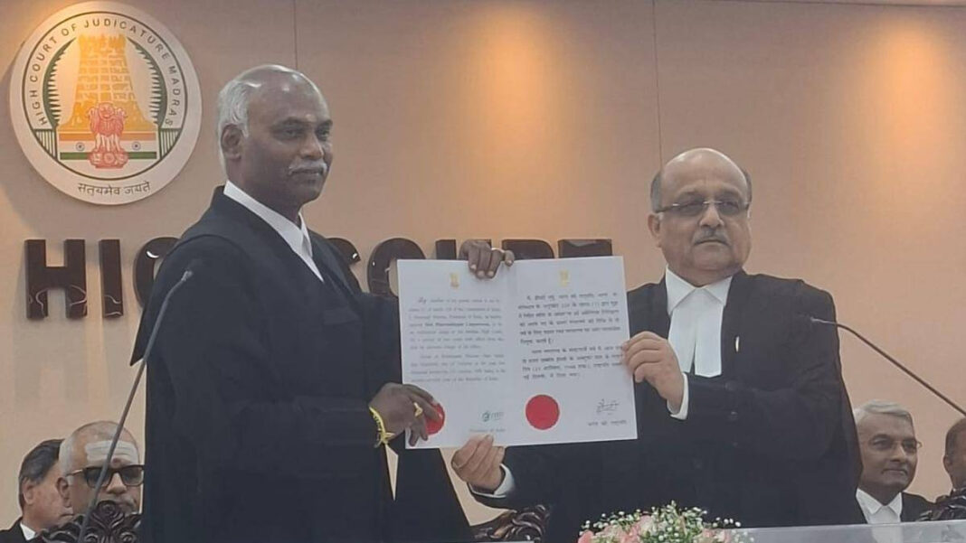Madras High Court Swears In Two New Judges, Working Strength Rises to 67 Madras High Court Swears In Two New Judges, Working Strength Now 67