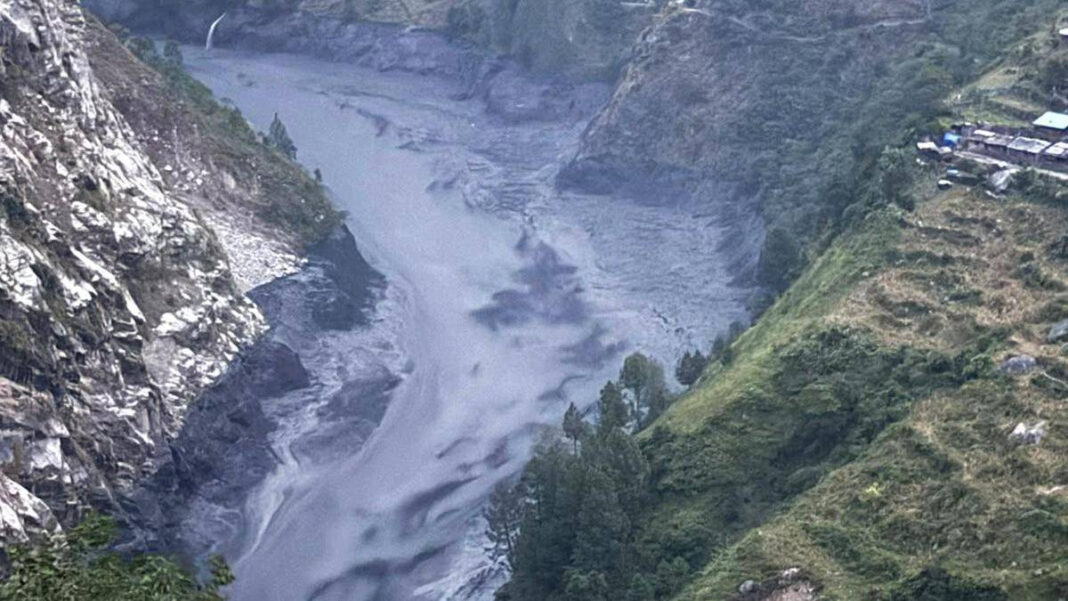 Villages evacuated as flash flood from Budhi Gandaki River hits northern Nepal