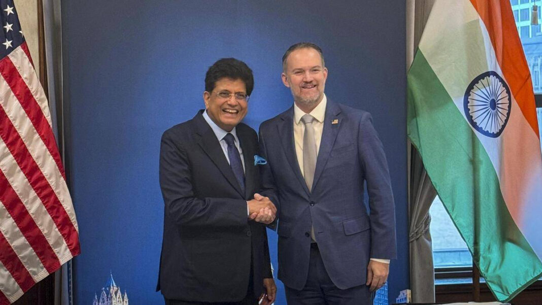Productive Talks with USTR Greer Highlight Push for Early Trade Deal Conclusion, Says Goyal "USTR Greer and Goyal Emphasize Urgency for Early Trade Deal Conclusion in Productive Talks"