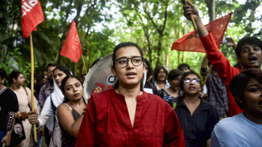 Neha Bora in Kolkata: They Think They Can Beat Us Into Submission Neha Bora in Kolkata: "They Think They Can Beat Us Into Submission"