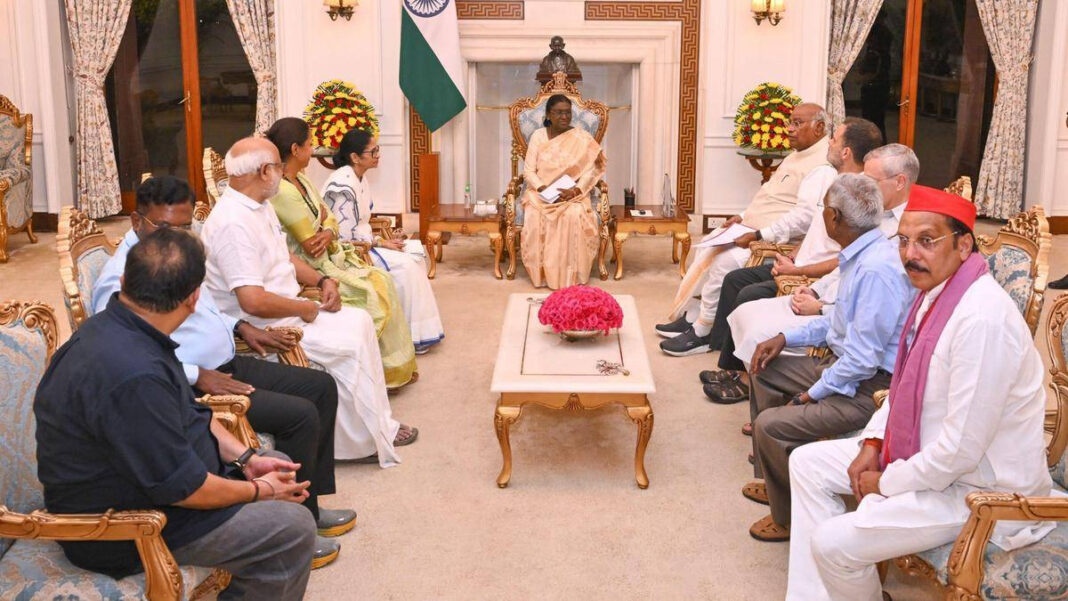 BJP says Rahuls account of INDIA bloc meeting with President politically motivated BJP says Rahuls account of INDIA bloc meeting with President politically motivated