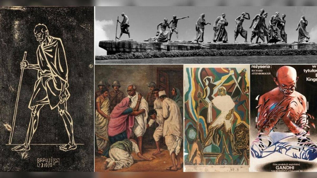 Gandhi Unveiled: Artistry and Inspiration Through the Eyes of the Artist "Gandhi Unveiled: Artistic Inspirations Through the Artist's Vision"