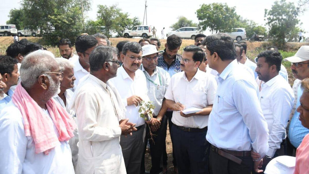 Central Teams Continue Visiting Drought-Hit Areas for Assessment Central Teams Continue Visiting Drought-Hit Areas for Damage Assessment