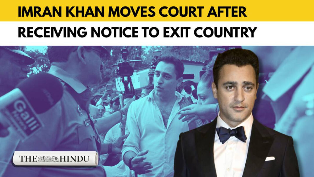 Bollywood Actor Imran Khan to Move Bombay High Court Against Leave India Notice Bollywood Actor Imran Khan Moves Bombay High Court Against Leave India Notice