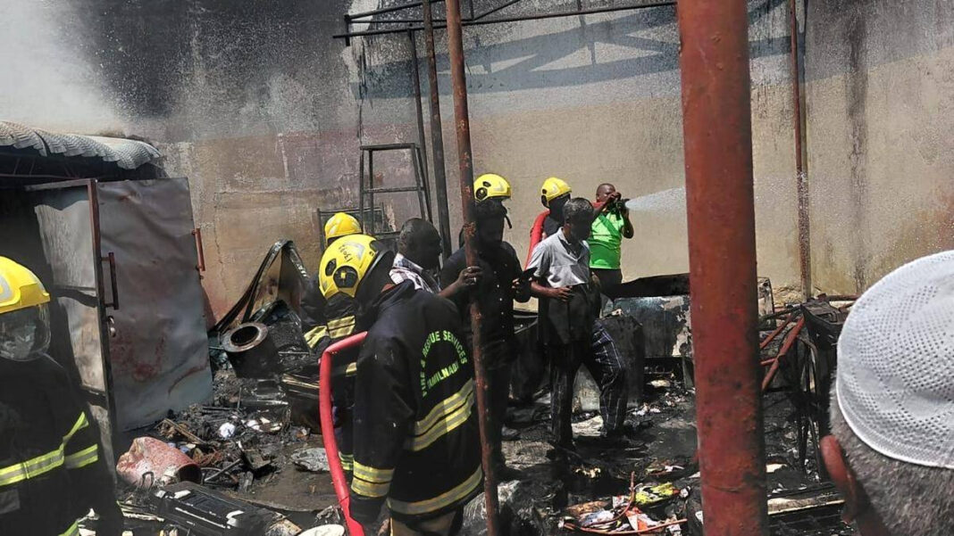 Major Fire Breaks Out at Scrap Metal Warehouse Major Scrap Metal Warehouse Fire Erupts